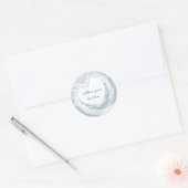 Sticker Rond Voile de naissance (Enveloppe)