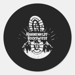 Sticker Rond Voir Dans Hahnenklee-bockswiese Mountains Vacatio