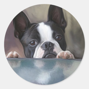 Sticker Rond Voir Un Boo