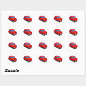 Sticker Rond Voiture (Feuille)