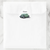 Sticker Rond Voiture classique (Sac)
