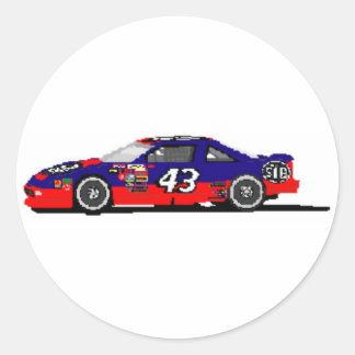Sticker Rond Voiture de course