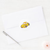 Sticker Rond Voiture de jouets (Enveloppe)