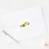 Sticker Rond Voiture de muscle de Dur-Dessus de vipère : (Enveloppe)