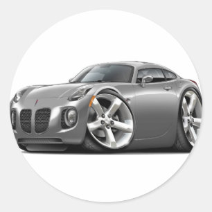 Sticker Rond Voiture Solstice Grey