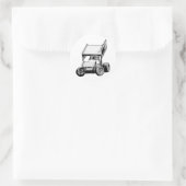 Sticker Rond Voiture Sprint 1 (Sac)