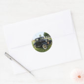 Sticker Rond Voitures classiques (Enveloppe)