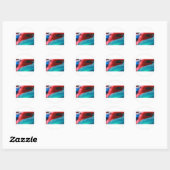 Sticker Rond Voitures classiques (Feuille)