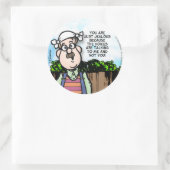 Sticker Rond Voix (Sac)