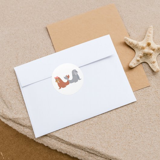 Sticker Rond Voix adorables pour hommes et femmes