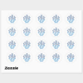 Sticker Rond Voix dans ma tête (Feuille)
