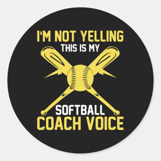 Sticker Rond Voix de coaching Softll - Coach instantané Softll (Devant)