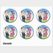 Sticker Rond Voix Intérieure (Feuille)