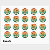 Sticker Rond Vol (Feuille)