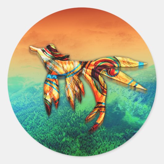 Sticker Rond Vol (Devant)