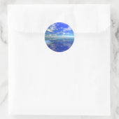 Sticker Rond Vol au-dessus de l'eau (Sac)