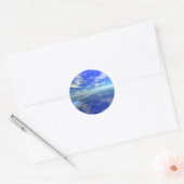 Sticker Rond Vol au-dessus de l'eau (Enveloppe)