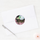 Sticker Rond Vol de nuit (Enveloppe)