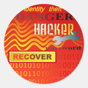 Sticker Rond Vol d'identité