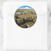 Sticker Rond Volcans Payachalas (Sac)