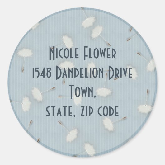 Sticker Rond voler (Devant)