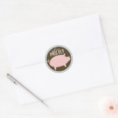 Sticker Rond Voler des cochons (Enveloppe)