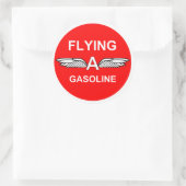 Sticker Rond Voler Une Essence (Sac)