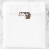 Sticker Rond Volet (Sac)