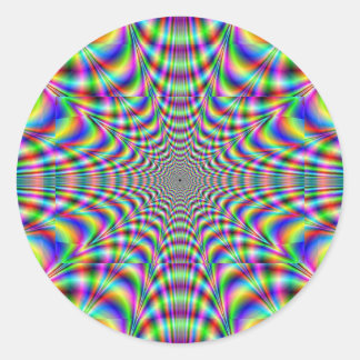 Sticker Rond voleur - illusion d'optique