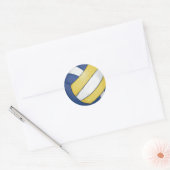 Sticker Rond Volley-ball (Enveloppe)