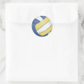 Sticker Rond Volley-ball (Sac)