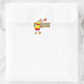 Sticker Rond Volley-ball (Sac)