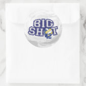 Sticker Rond Volley-ball Big Shot (Sac)