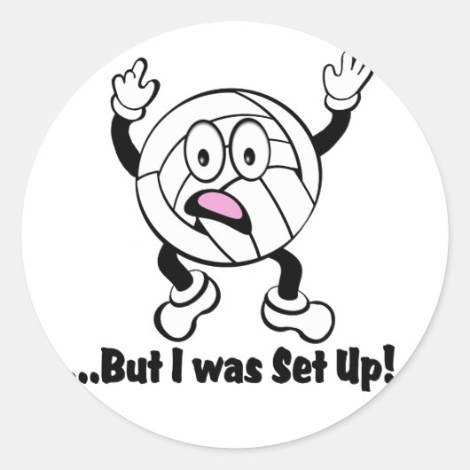 Sticker Rond Volley Dude (Devant)