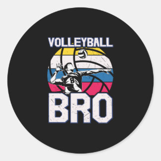 Sticker Rond Volleyball Player | Volleyball Bro