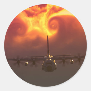 Sticker Rond Vortex C-130