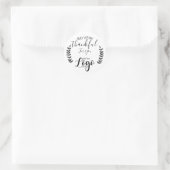 Sticker Rond Vos références Petites entreprises Classic Round (Sac)