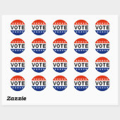 Sticker Rond Vote (Feuille)