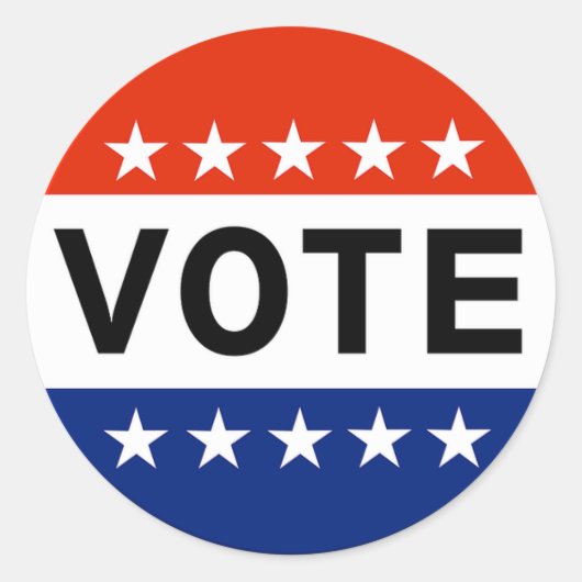 Sticker Rond Vote (Devant)