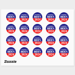 Sticker Rond Vote Biden 2024 Parti démocratique