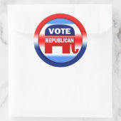 Sticker Rond Vote républicain (Sac)