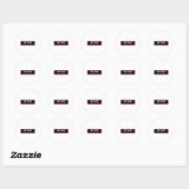 Sticker Rond Vote Save Democracy Stop Project 2025 2 (Feuille)