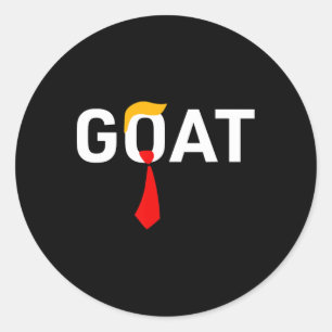 Sticker Rond Vote Trump 2024 Funny Support Republican Pro Ameri