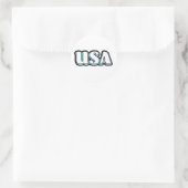 Sticker Rond Vote USA (Sac)