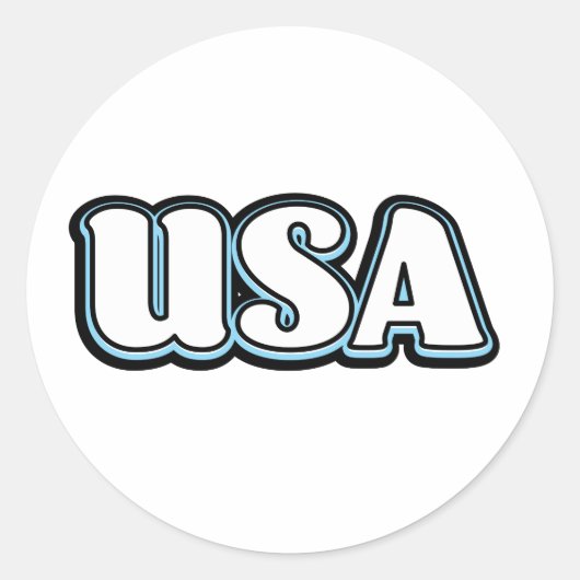 Sticker Rond Vote USA (Devant)