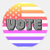 STICKER ROND VOTER (Devant)