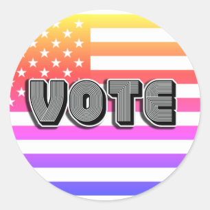 STICKER ROND VOTER