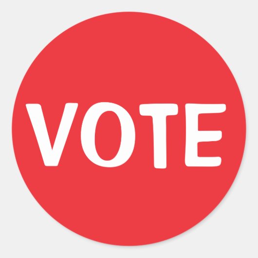 STICKER ROND VOTER (Devant)