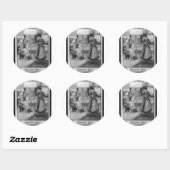 Sticker Rond Votes pour les femmes ! (Feuille)