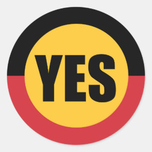 Sticker Rond Votez oui